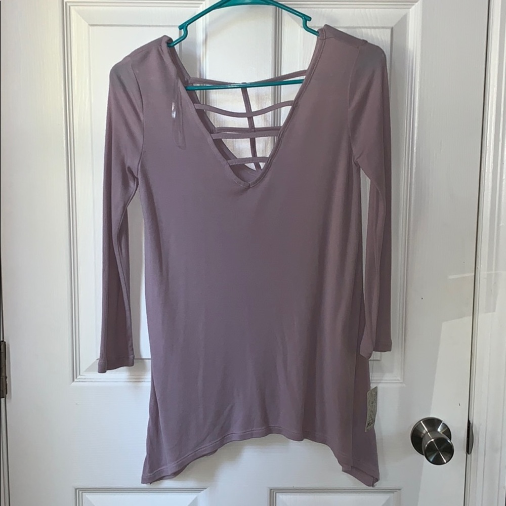 Lilac flowy/dressy shirt!